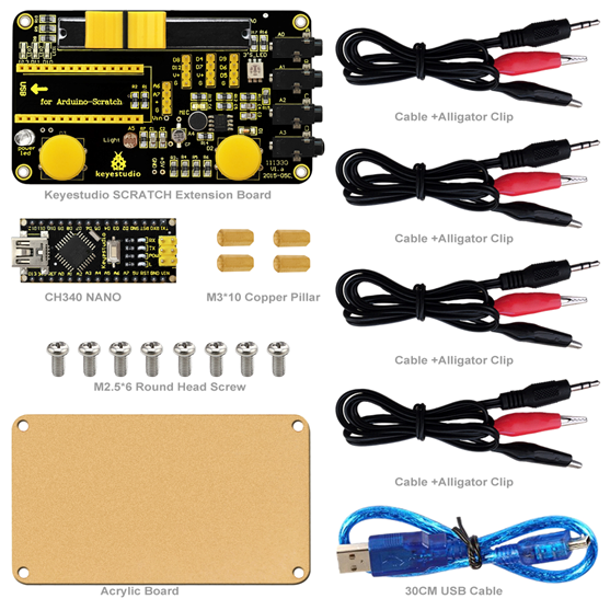 1 Keyestudio Arduino İçin Scratch Başlangıç Kiti - Görsel 1