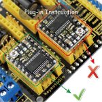 Keyestudio CNC Kit (Shield V3.0 +Uno R3+ 4x DRV8825/GRBL uyumlu) - Görsel 4