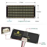 Keyestudio 8x16 LED Dot Matrix Kartı ile PH 2.54 Konnektör + Arduino için 4Pin Kablo - Görsel 4