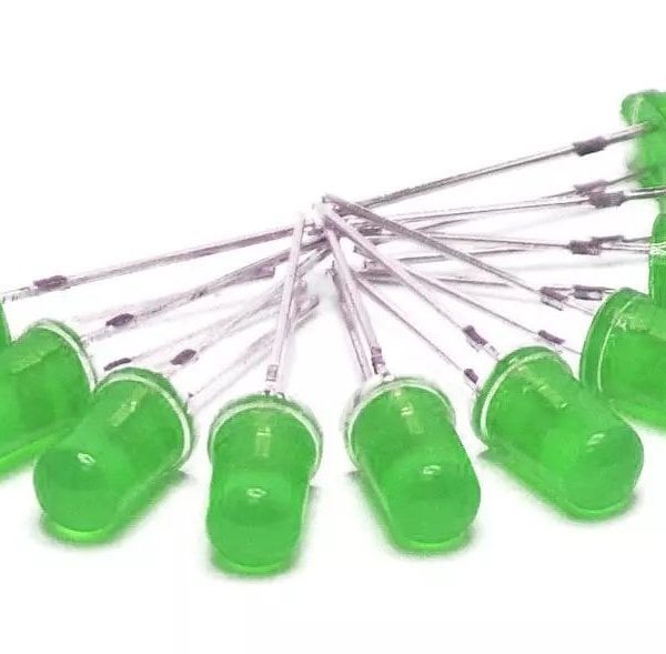 3 mm Yeşil LED Paketi - 10 Adet