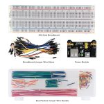 Keyestudio 830 Pin Breadboard + Güç Modülü + Breadboard Tel 65 + 140 Atlama Tel Paketi - Görsel 2