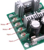 12-40V 10A PWM DC Motor Kontrol Devresi - Motor Hız Kontrol - Görsel 4