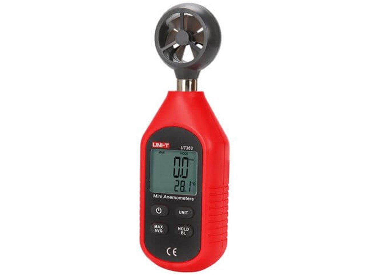 6c1a1ea7-71c0-4f0e-919d-859fae1fdc56-d12fb9 Unit UT363 Mini Rüzgar Hızı Ölçer Anemometre - Görsel 1