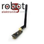 Arduino NRF24L01+PA+LNA Wifi Modülü Antenli - Görsel 3