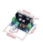 Ayarlanabilir Potlu XL4016 DC-DC 8A 40V PWM Voltaj Düşürücü - Görsel 4