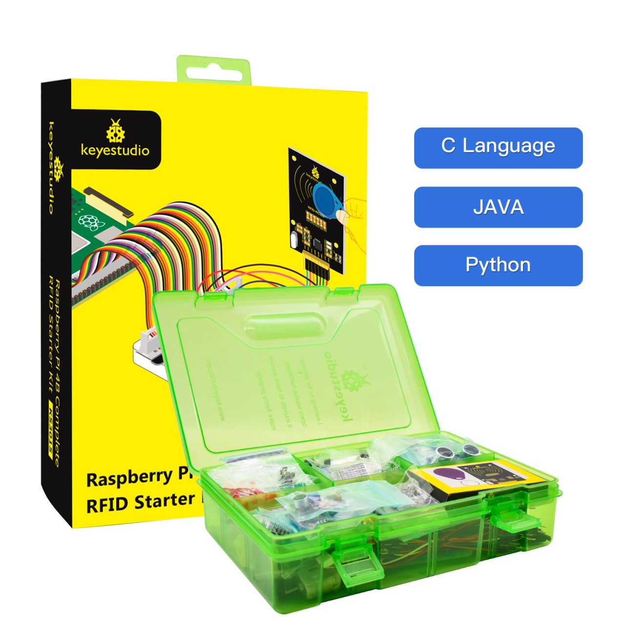 c40ec922ed Keyestudio Raspberry Pi 4B Komple Başlangıç Kiti - Görsel 1