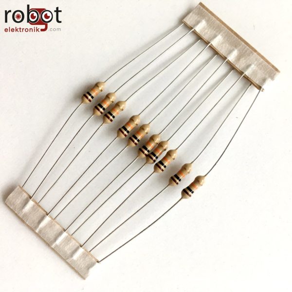 1K Ohm 1/4 Watt Karbon Film Direnç Paketi (10 adet)