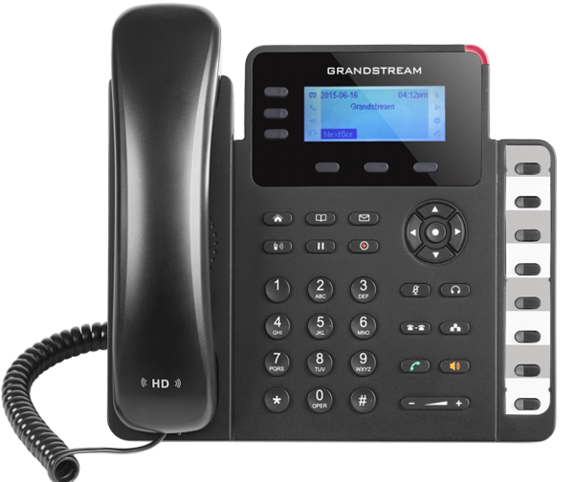 gxp1630-front Grandstream GXP1630 IP Telefon - Görsel 1