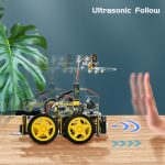 Keyestudio 4WD Mekanik Kol Robot Akıllı Araba / Android ve IOS - Görsel 4