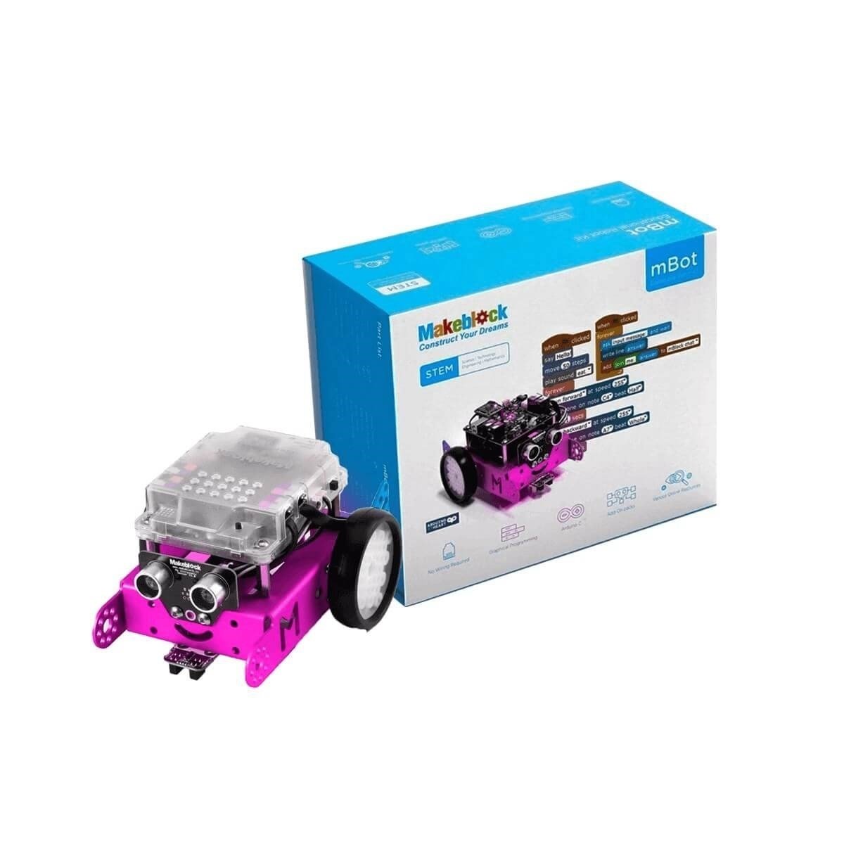 makeblock-mbot-2-4g-kiti-v1-1-pembe-514e MakeBlock mBot 2.4G Kiti v1.1 Pembe - Görsel 1